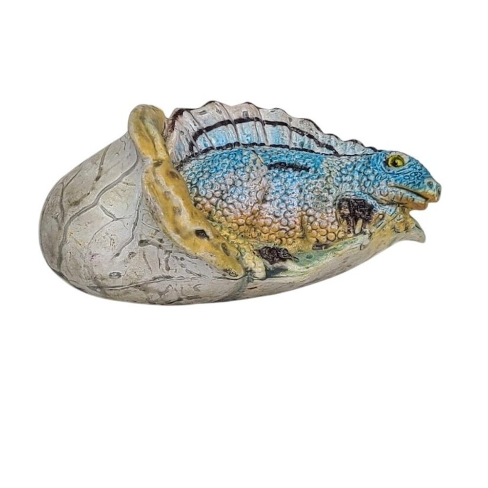 Vintage 90's AAA Baby Dimetrodon Hatching Dinosaur Egg Figure Jurassic